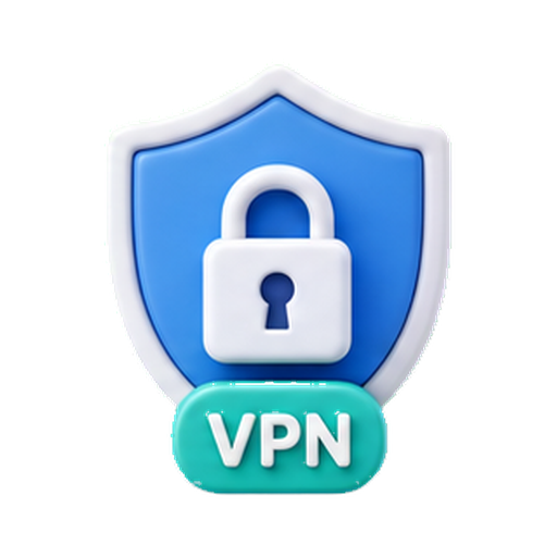 VPN 보안을 표현한 3D 아이콘