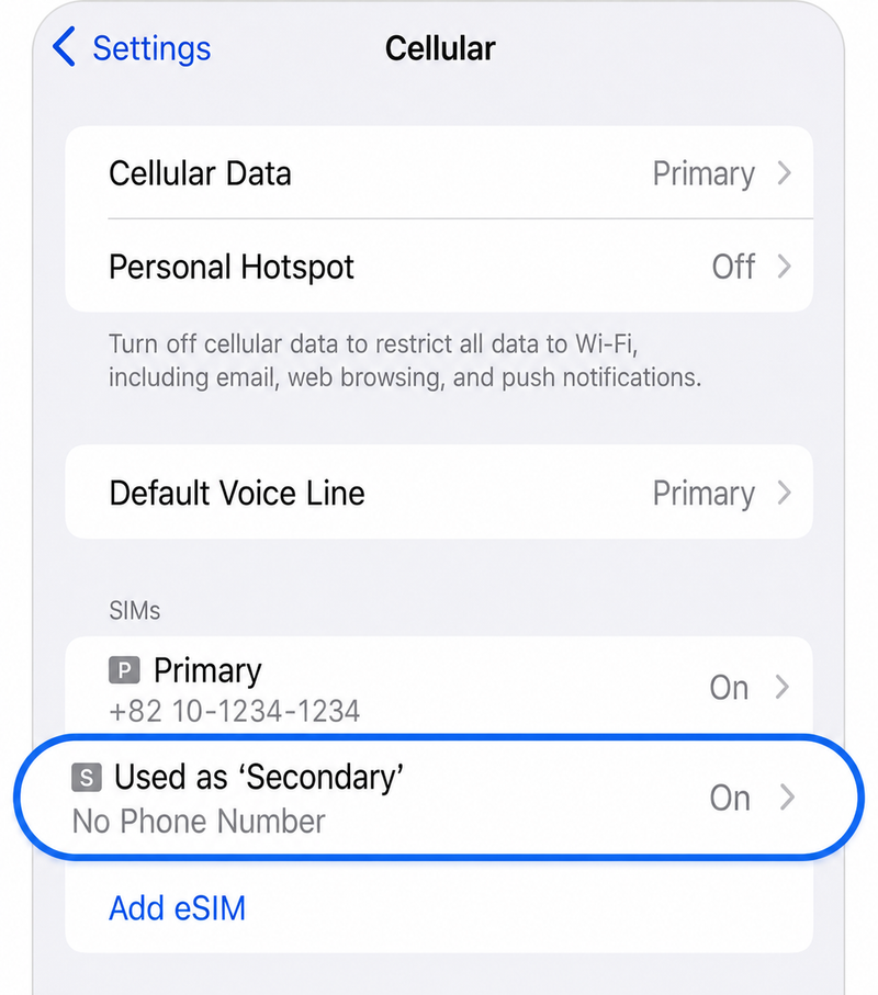 Select eSIM Plan