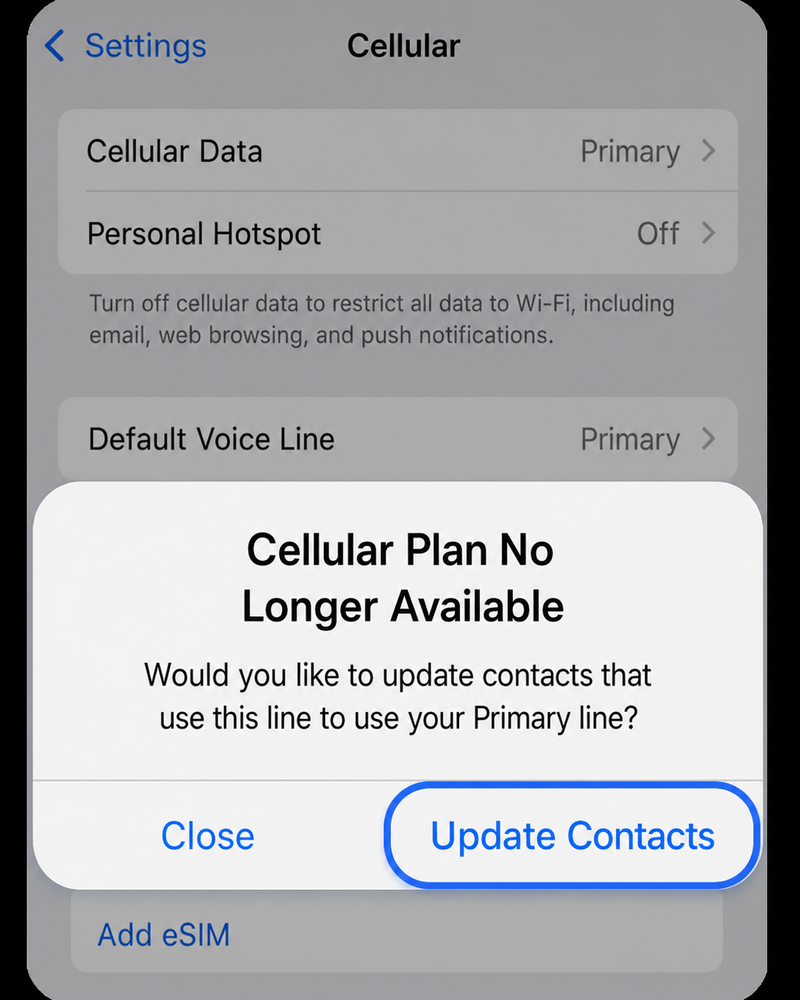 Update Contacts