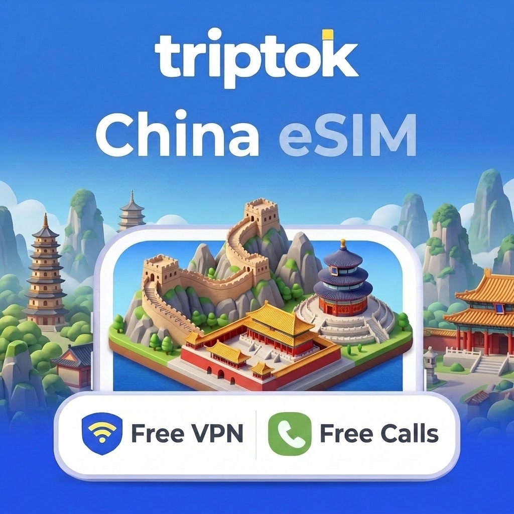 China eSIM 5G Unlimited Data, VPN, Calls - Beijing